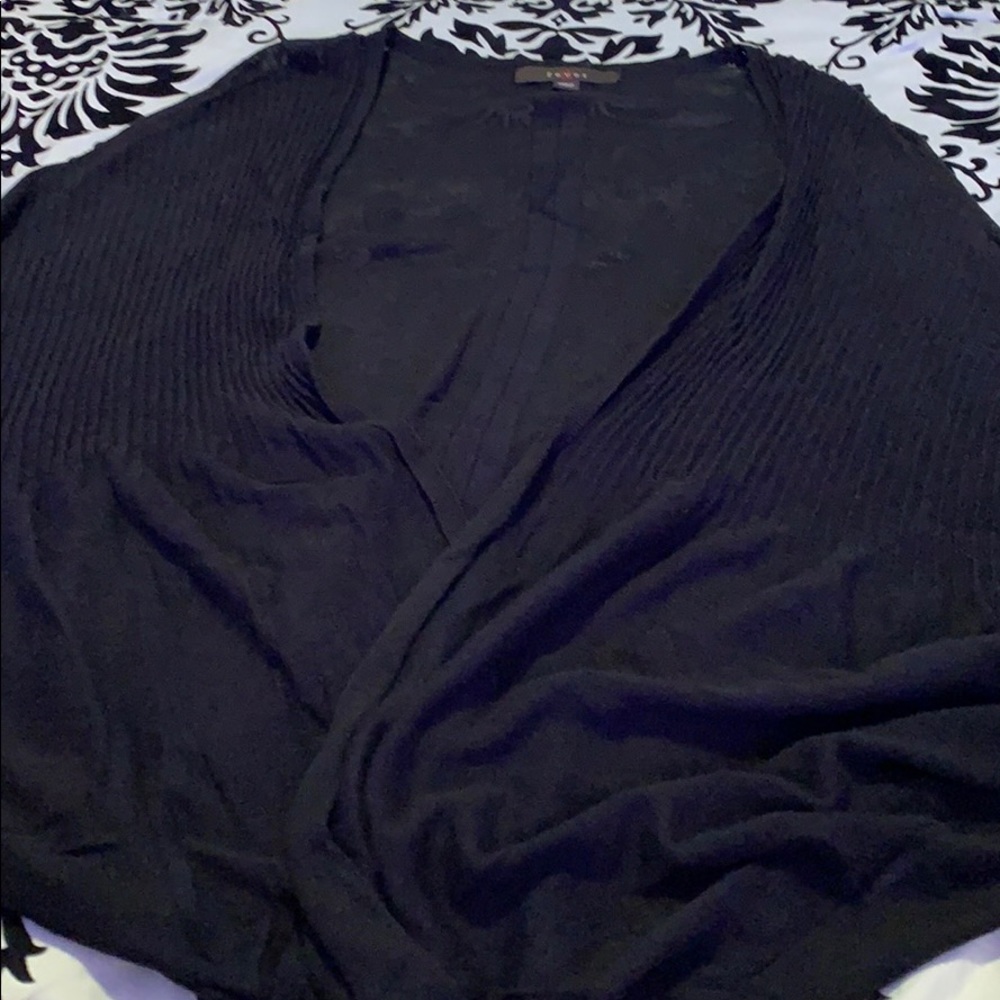Black cardigan